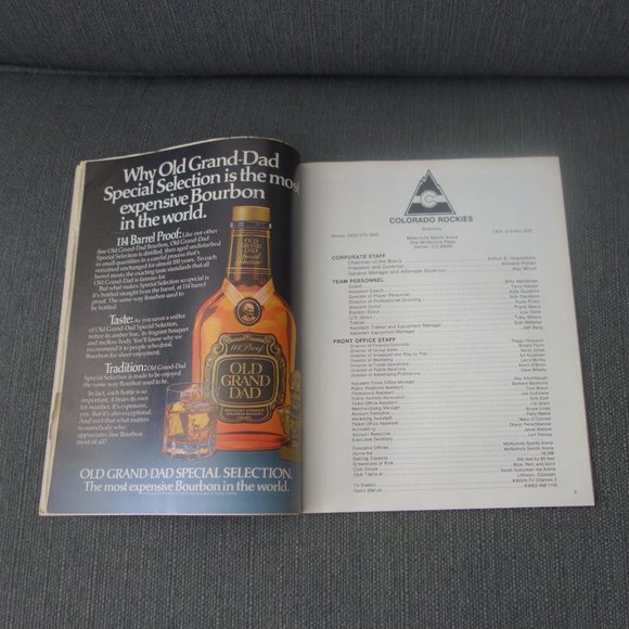 GOAL National Hockey League Magazine Islanders Rockies December 4 1980 Pogram - Picture 8 of 15